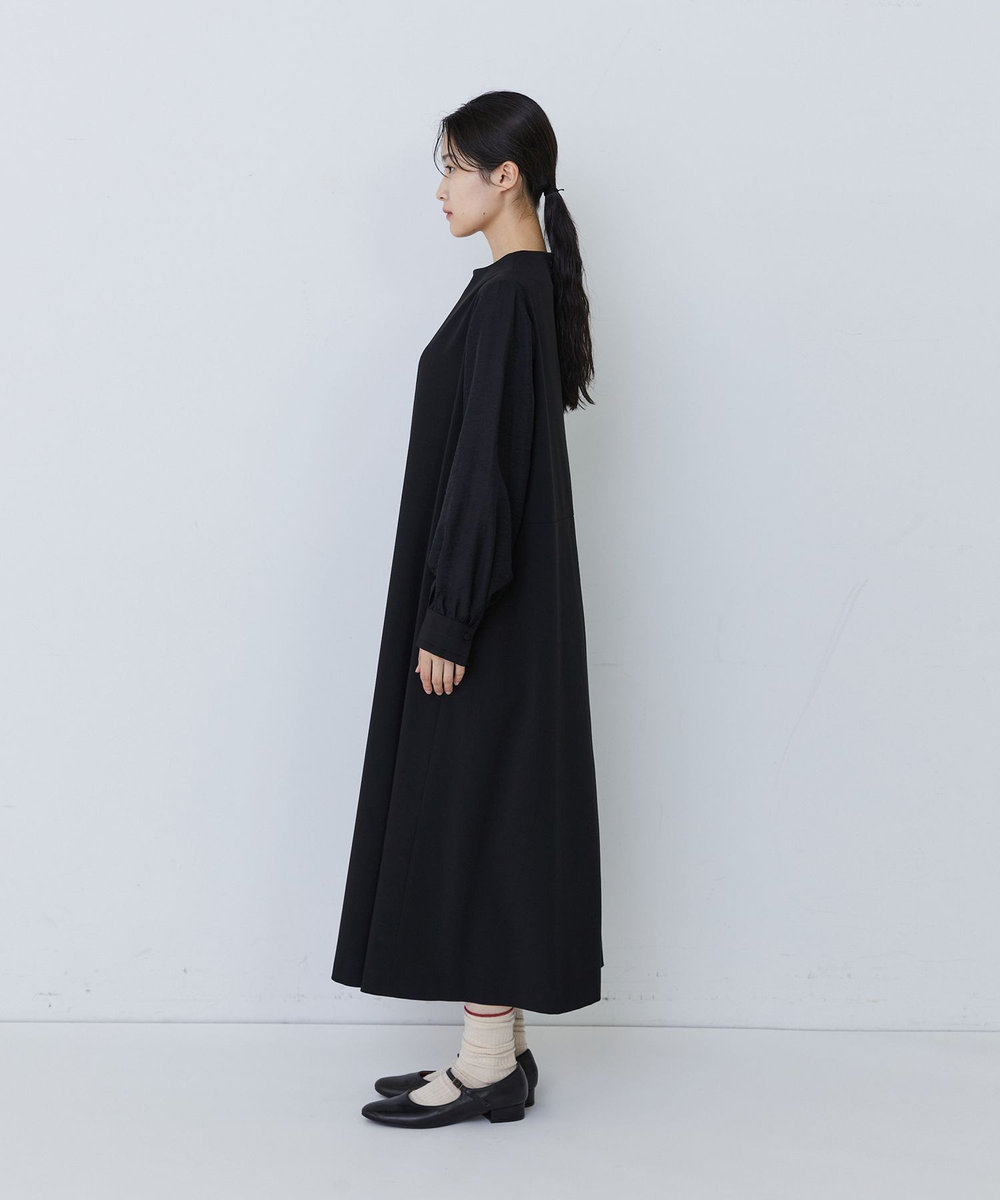 congés payés ADIEU TRISTESSE ジャカードスリープワンピース ブラック