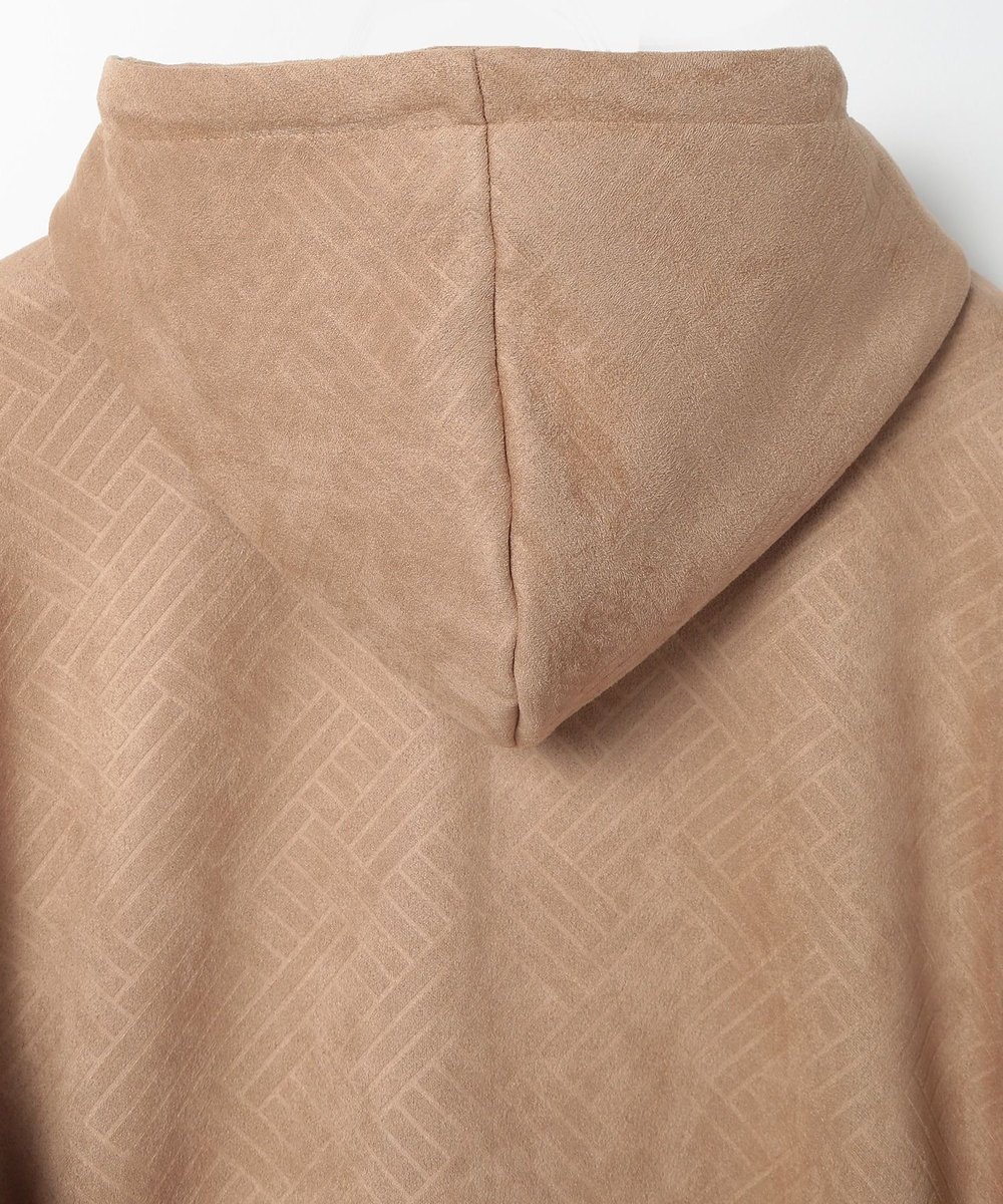 MEN'S BIGI テックスエードエンボスパーカー ベージュ