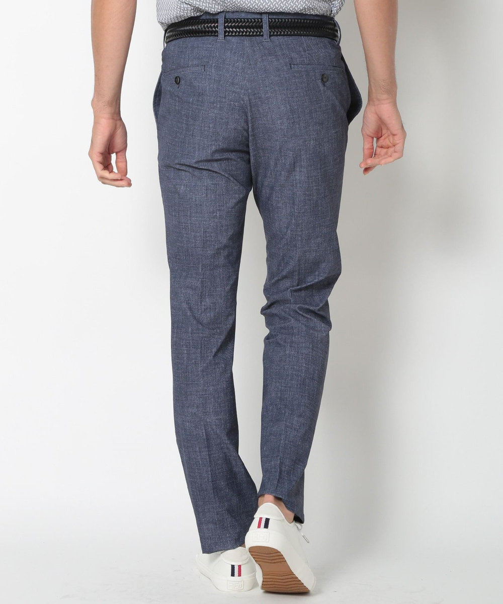 MEN'S BIGI 【ACTIVE TAILOR】COOL TOUCH 接触冷感ハイパーストレッチパンツ ネイビー