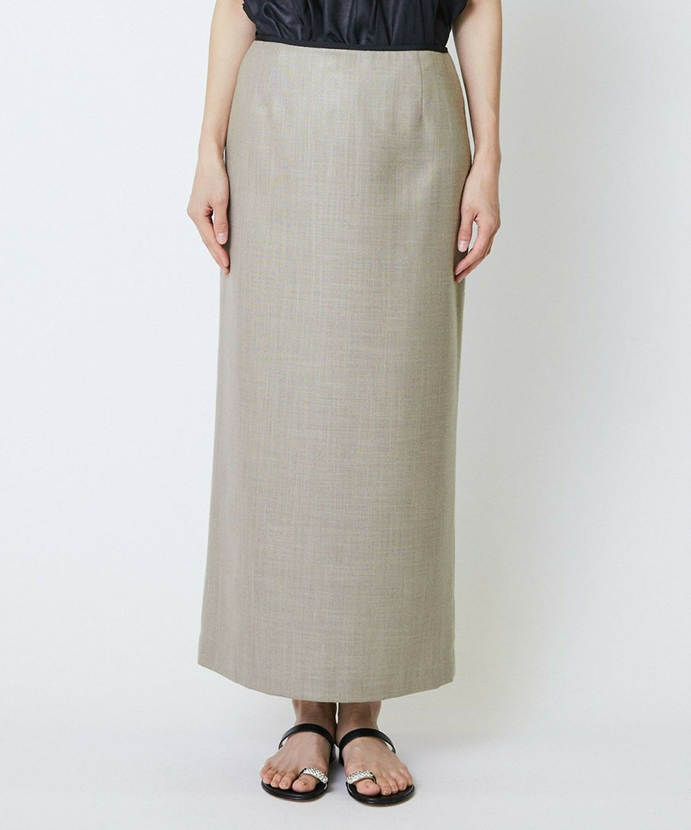 feerique feerique ドンゴロスチンツーマキシタイトスカート ベージュ