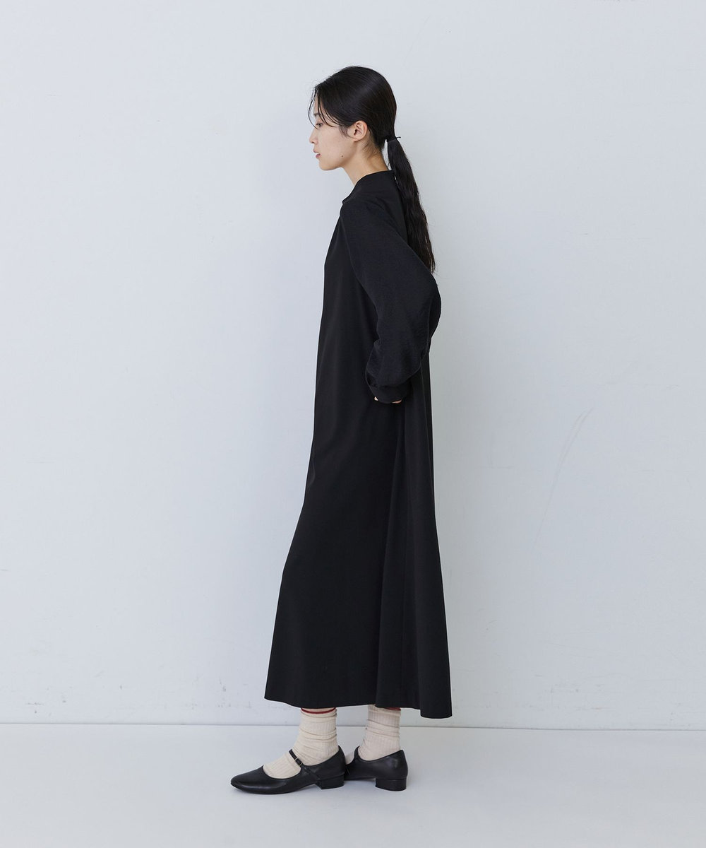 congés payés ADIEU TRISTESSE ジャカードスリープワンピース ブラック