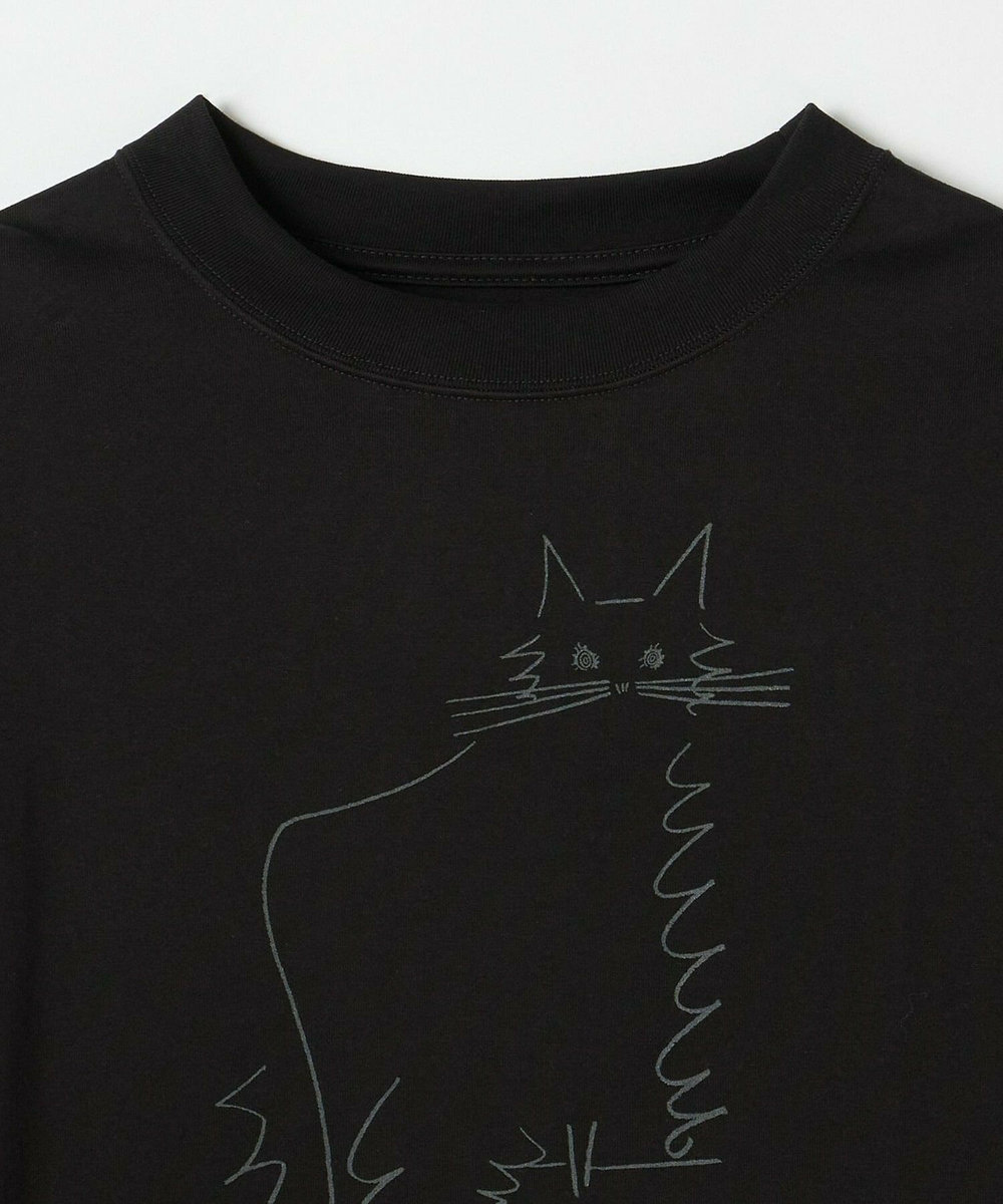 congés payés ADIEU TRISTESSE ichiro yamaguchi.半袖Tシャツ ブラック
