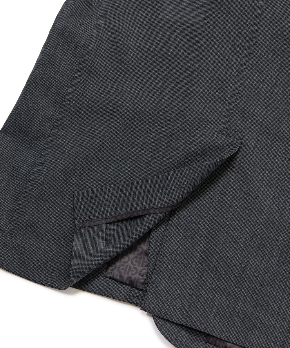 MEN'S BIGI 【COLE HAAN/コール ハーン】別注 サマーサイロフィルウールピンチェックジャケット＜通気性＞ グレー