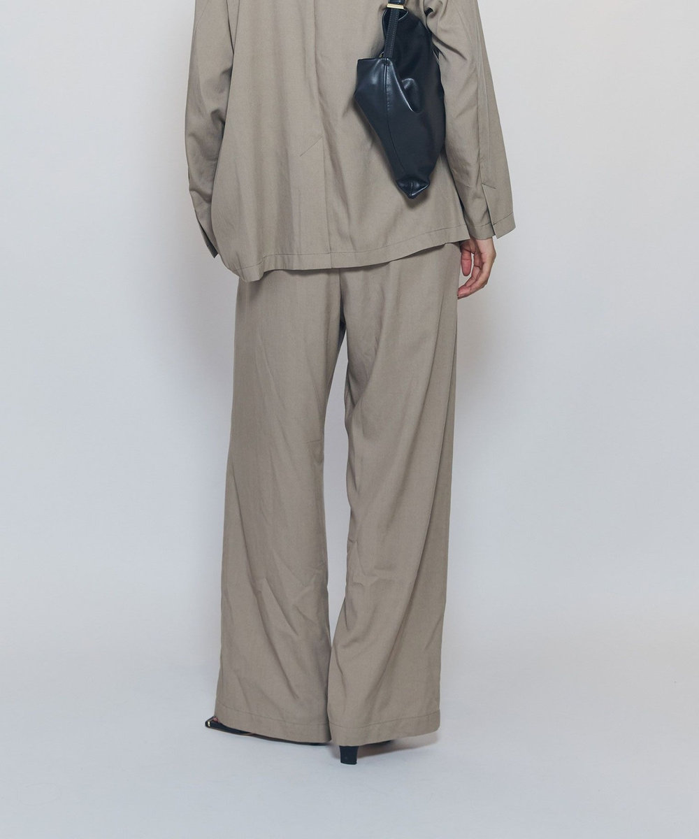 1er Arrondissement テンセルワイドパンツ ベージュ