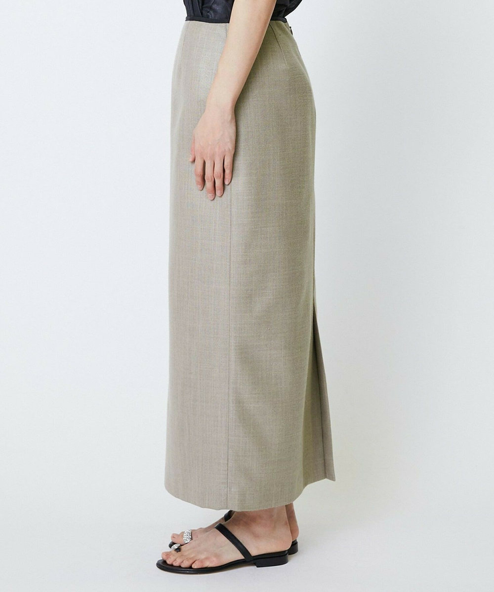 feerique feerique ドンゴロスチンツーマキシタイトスカート ベージュ