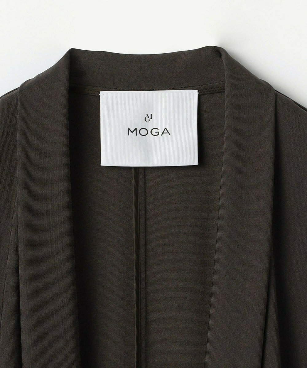 MOGA トリアセハイテンションショールカラージャケット グレー