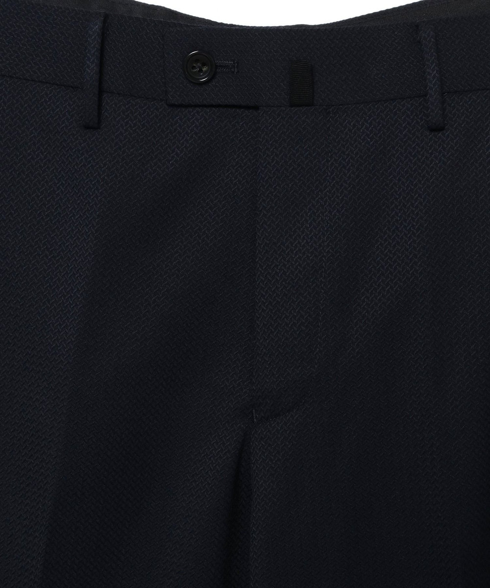 MEN'S BIGI シェブロンジャカードスーツセットアップ＜同素材ベストあり＞ ネイビー