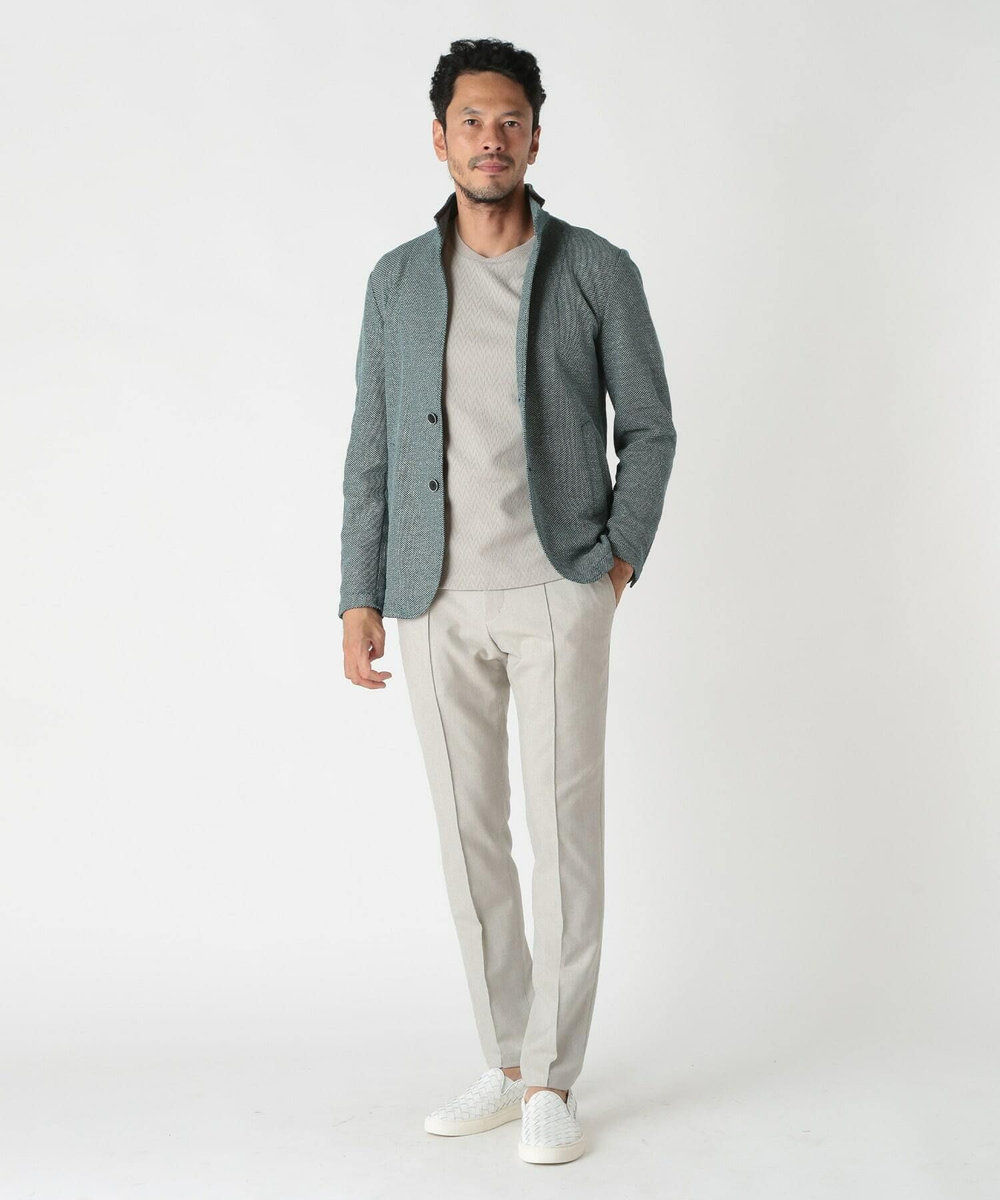 MEN'S BIGI ハニカムメッシュカットジャケット グリーン系その他