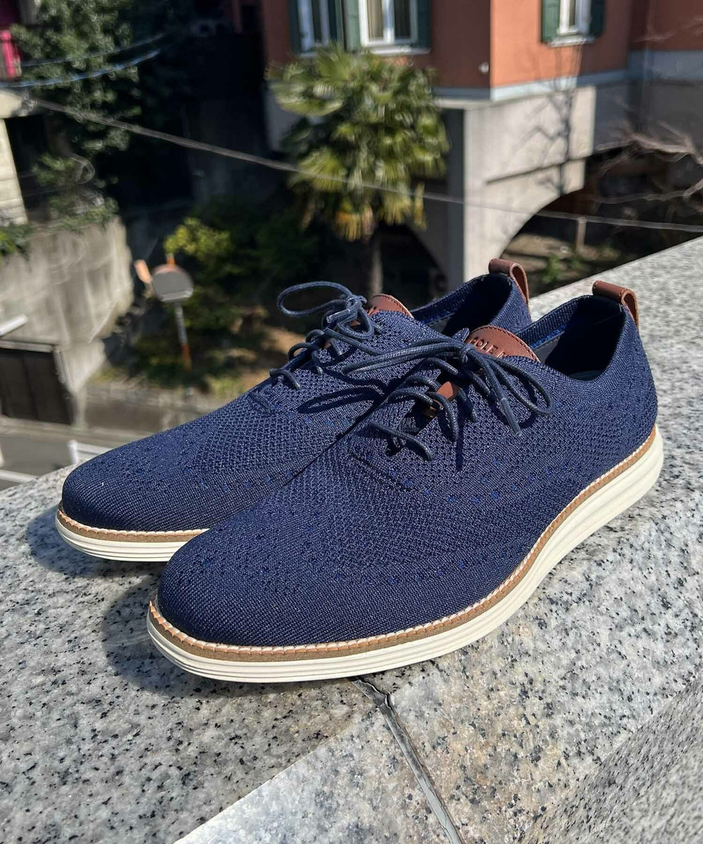 UNION STATION 【COLE HAAN/コールハーン】ORIGINALGRAND STITCHLITE WINGTIP Oxford ネイビー