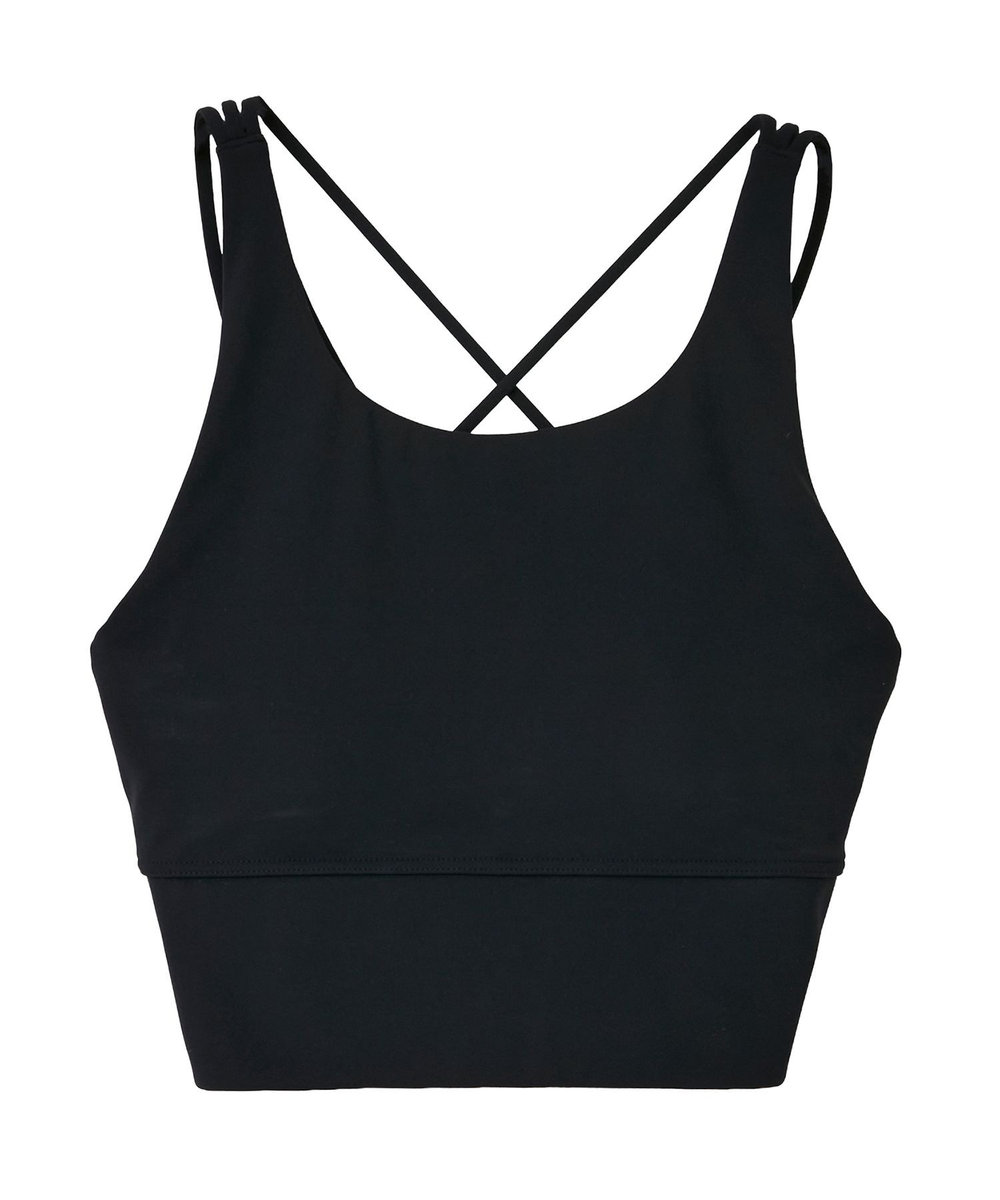 Julier 【定番】YOGA FITショートトップス/パット付き・UVカット・吸汗速乾・ホットヨガ対応・水着・水陸両用 ブラック