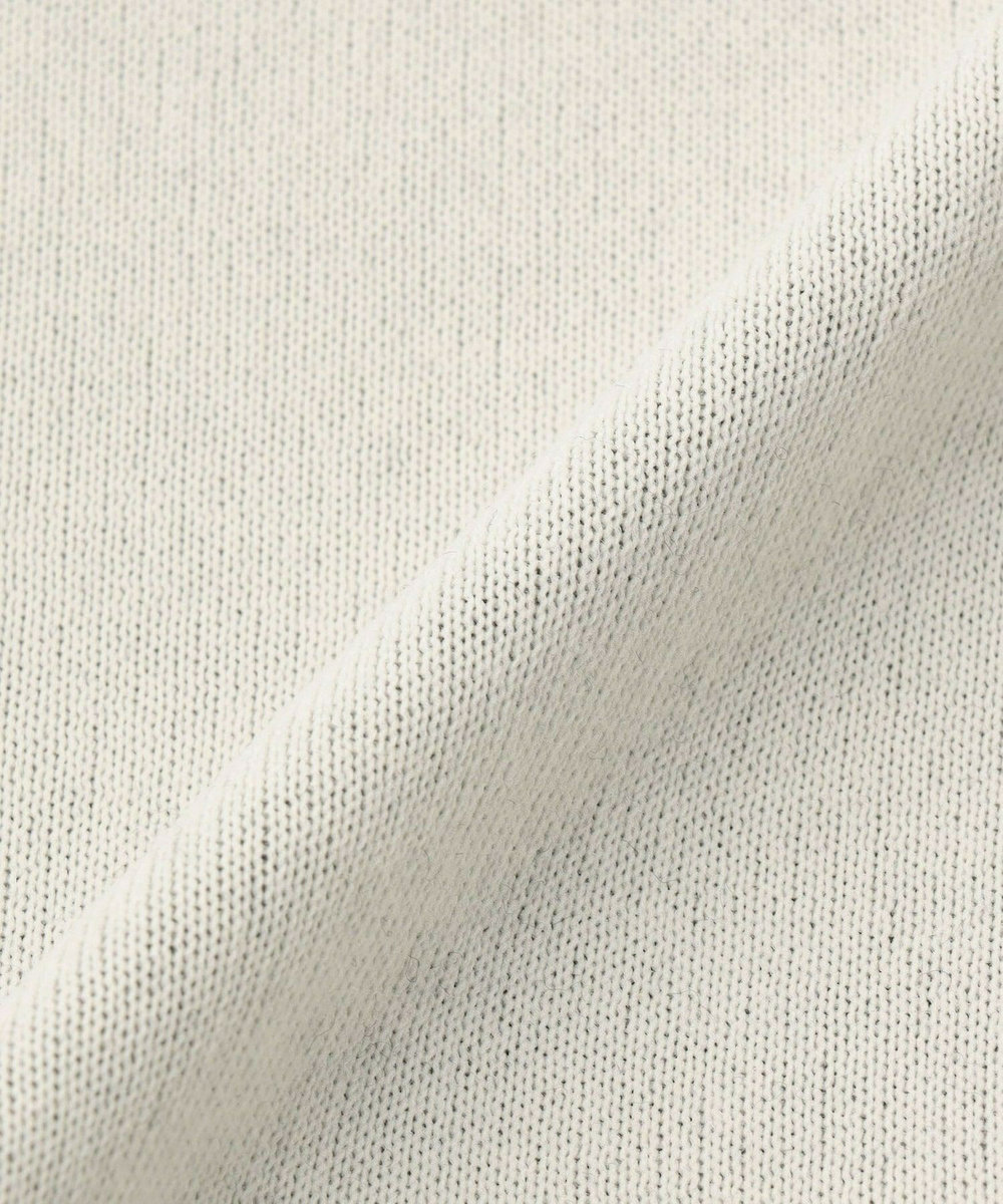 MOGA Lサイズ（大きいサイズ） 【大きいサイズ】WOOLEN×AMOSSA ドルマンスリーブ配色ニット グレー