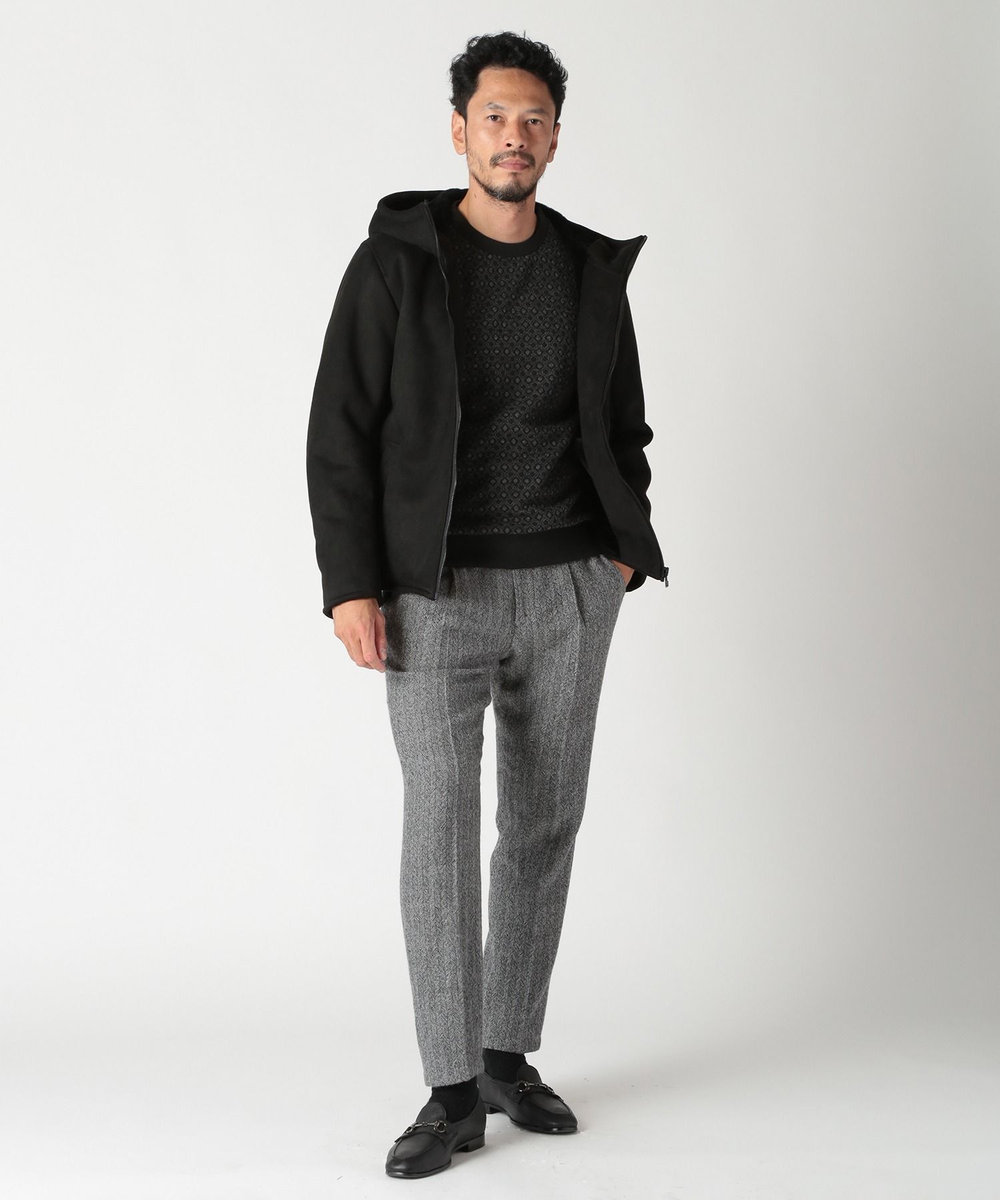 MEN'S BIGI ウールタンブラーワッシャーパンツ＜セットアップ対応＞ グレー