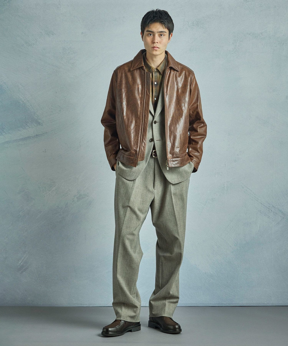 MEN'S BIGI 【PENDLETON/ペンドルトン】別注オンブレチェックシャツ カーキ