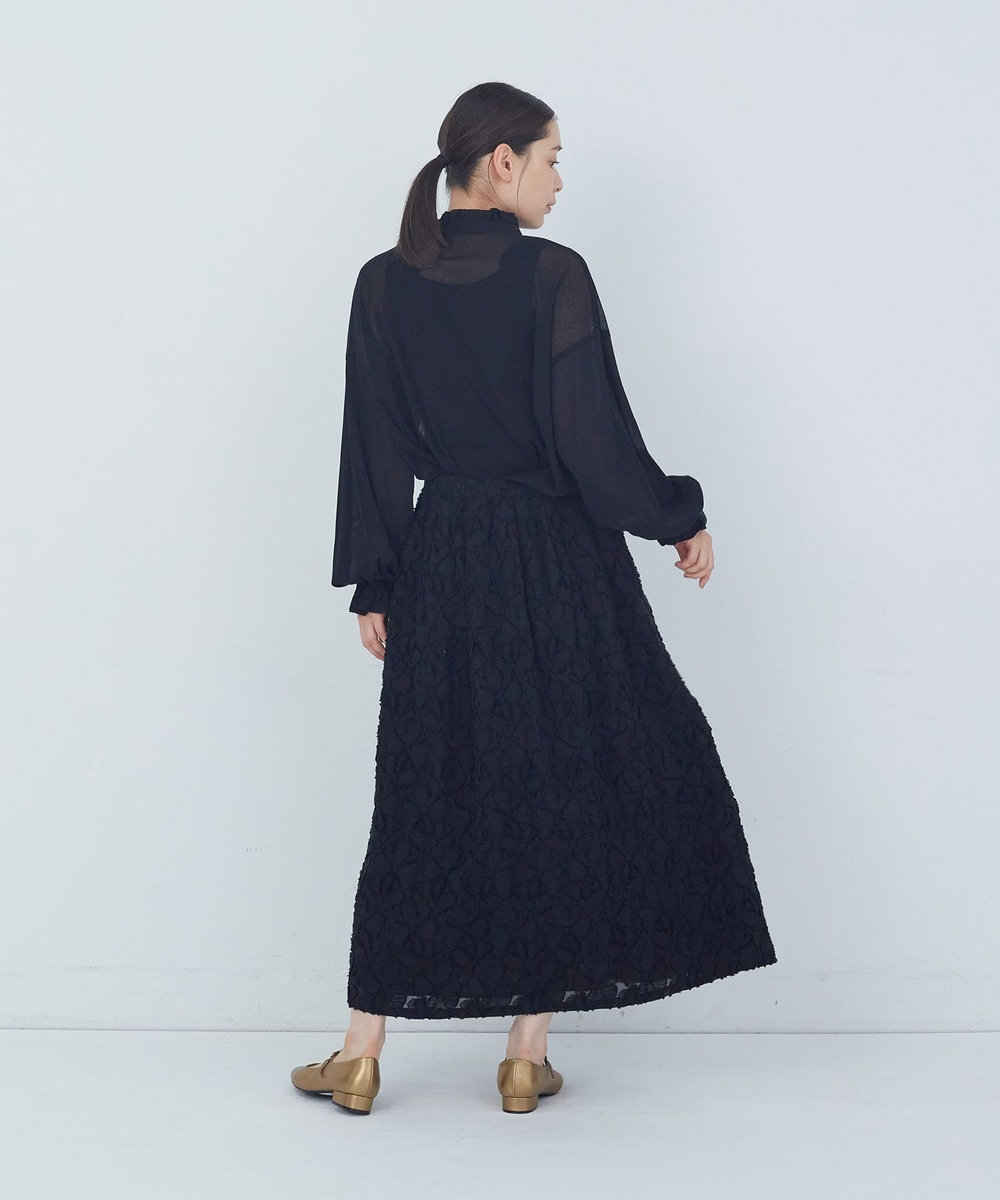 ADIEU TRISTESSE カットジャカードスカート ブラック