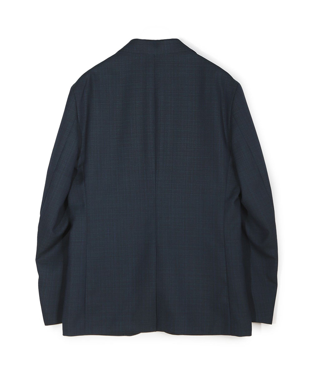 MEN'S BIGI ミックスヤーン/ホップサックテーラードジャケット グリーン