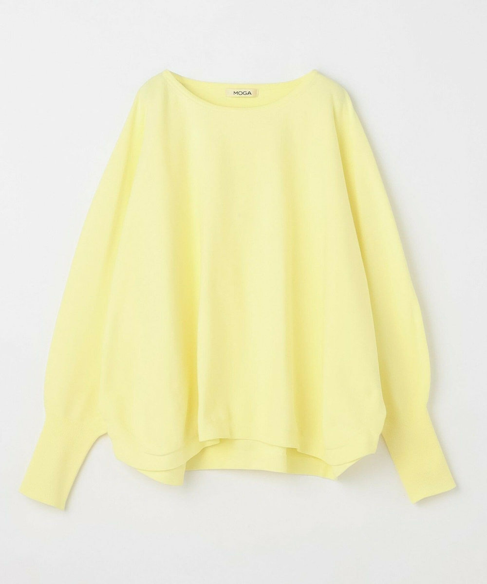 MOGA Lサイズ（大きいサイズ） 【大きいサイズ】COTTON FITニット イエロー