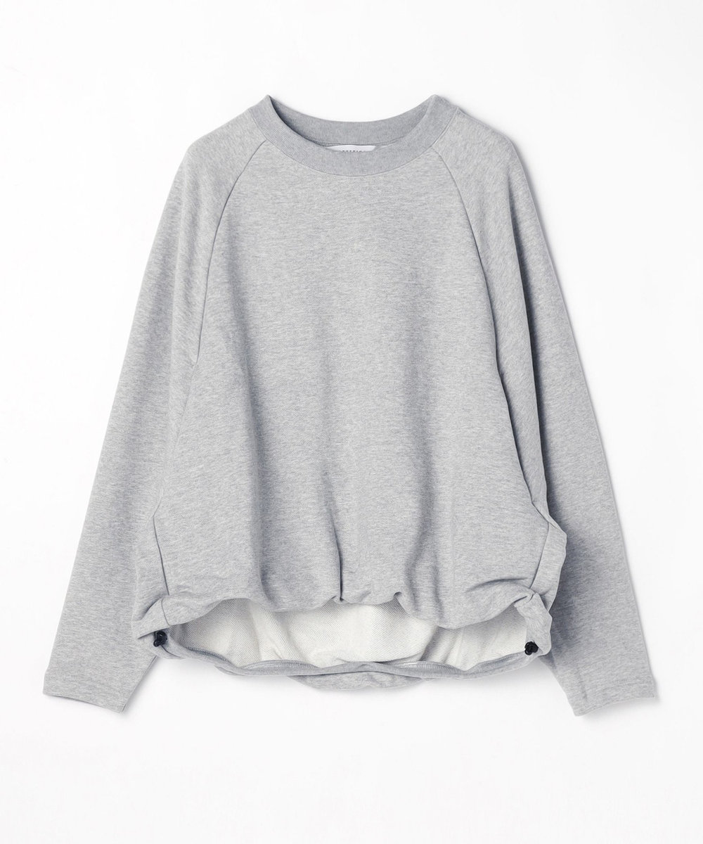 1er Arrondissement ＜COGTHEBIGSMOKE /コグ ザ ビッグ スモーク＞“OLIVER PUFFY HEM"スウェットトップス ライトグレー