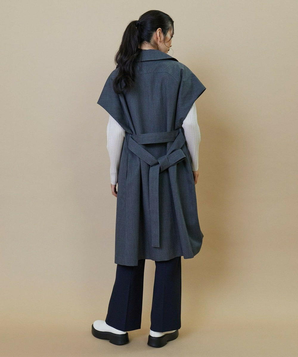 L'EQUIPE 2WAYギャザワイドパンツ ネイビー