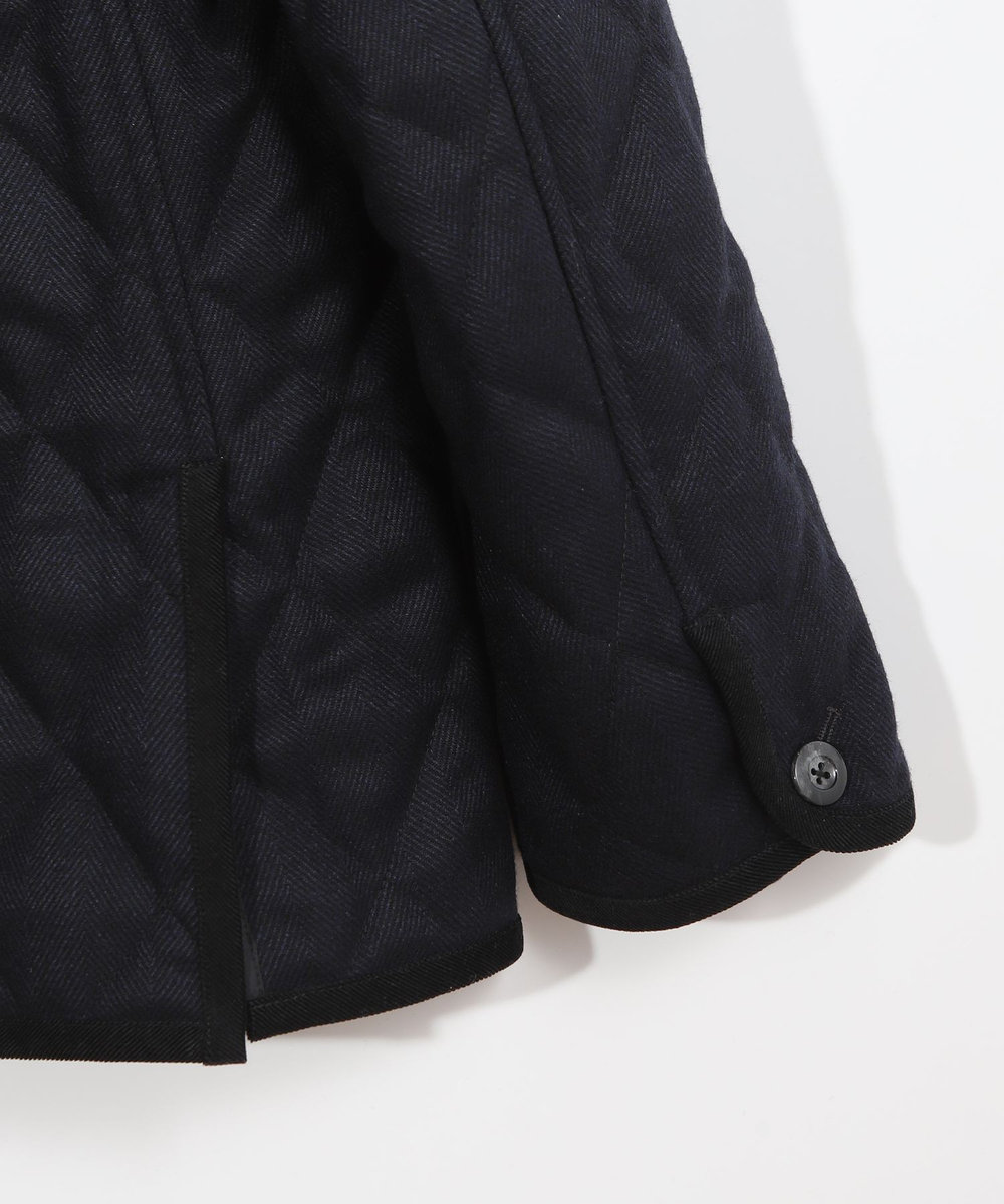 MEN'S BIGI クラシックツイードスタンドカラーブルゾン ブラウン系その他