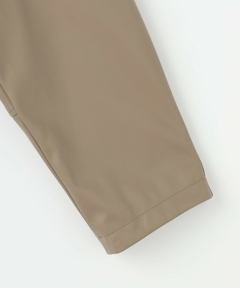 feerique Lサイズ（大きいサイズ） 【大きいサイズ】feerique フェイクレザージャケット モカ