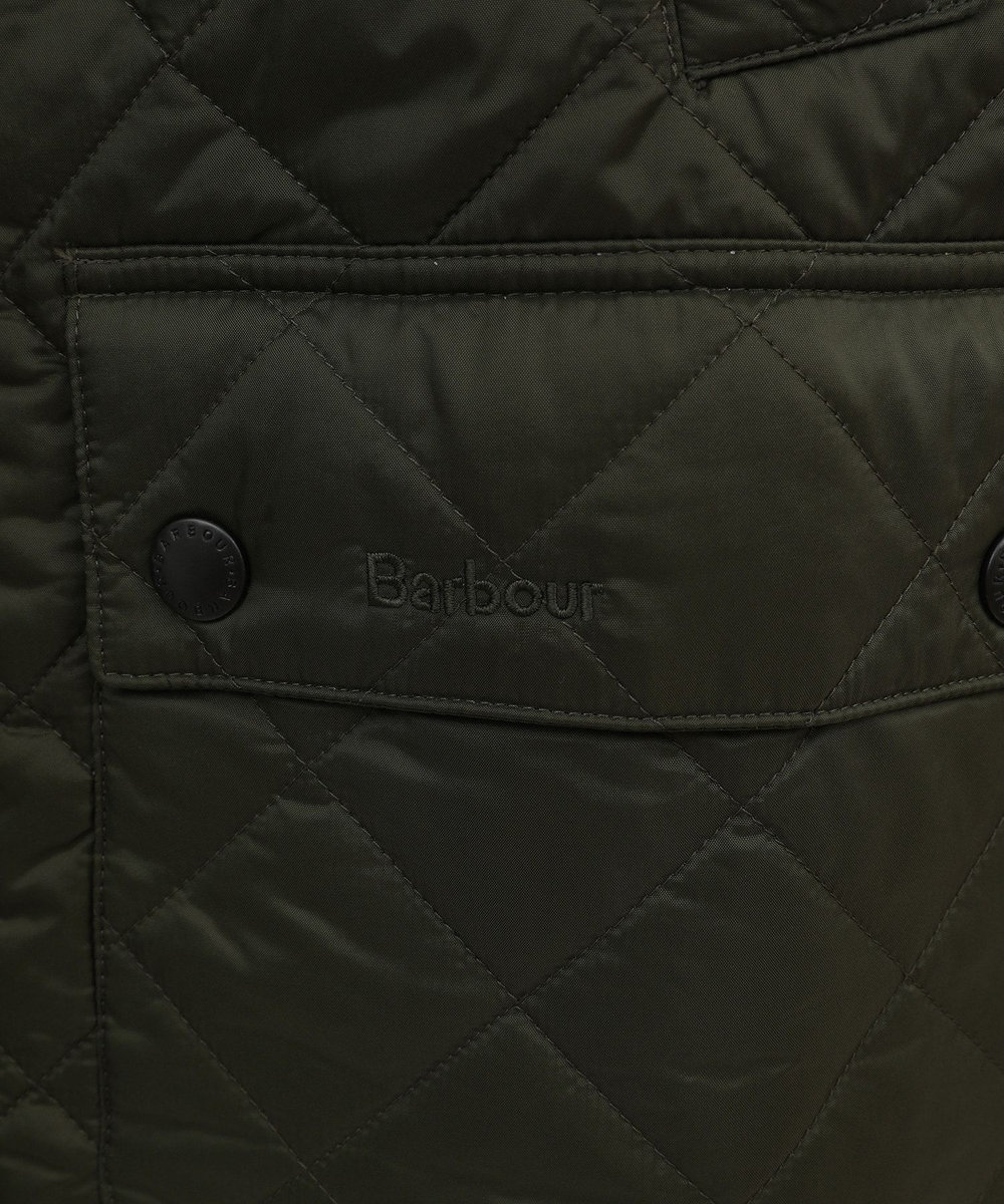 MEN'S BIGI 【Barbour/バブアー】 キルティングブルゾン BEDALE（ビデイル） オリーブ