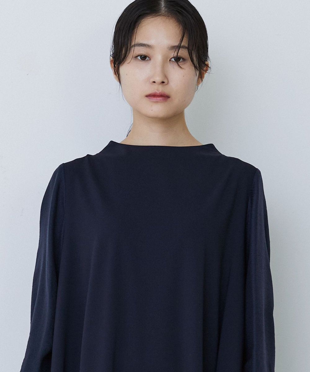 congés payés ADIEU TRISTESSE ジャカードスリープワンピース ネイビー