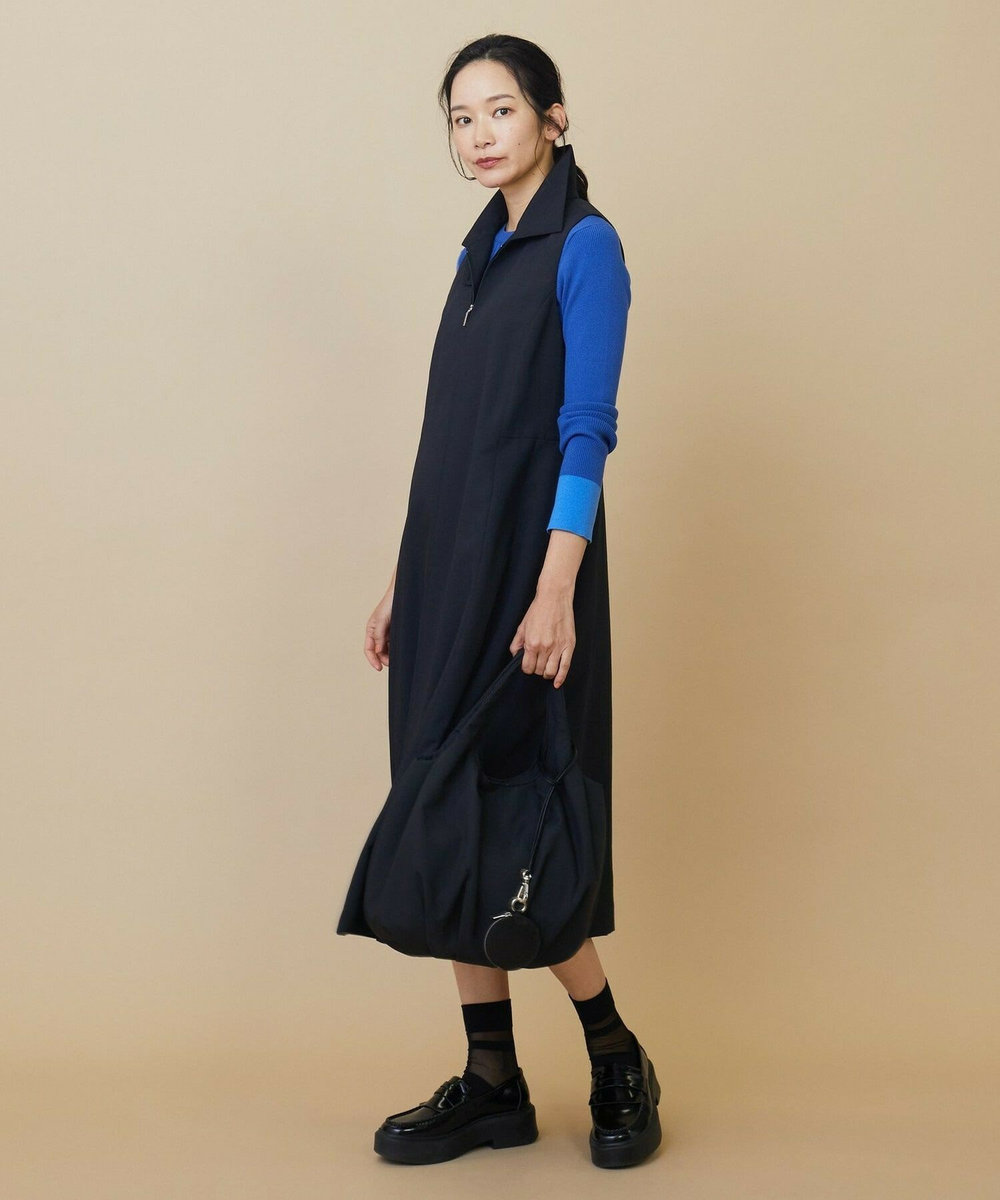 L'EQUIPE ドライストレッチワンピース ブラック