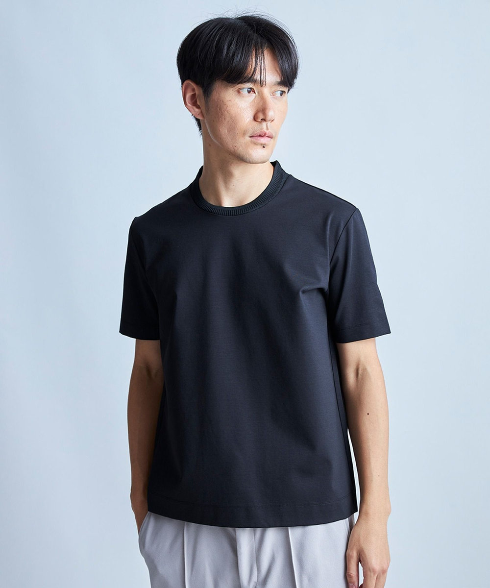 UNION STATION ジャケットTシャツ（クルー） ブラック