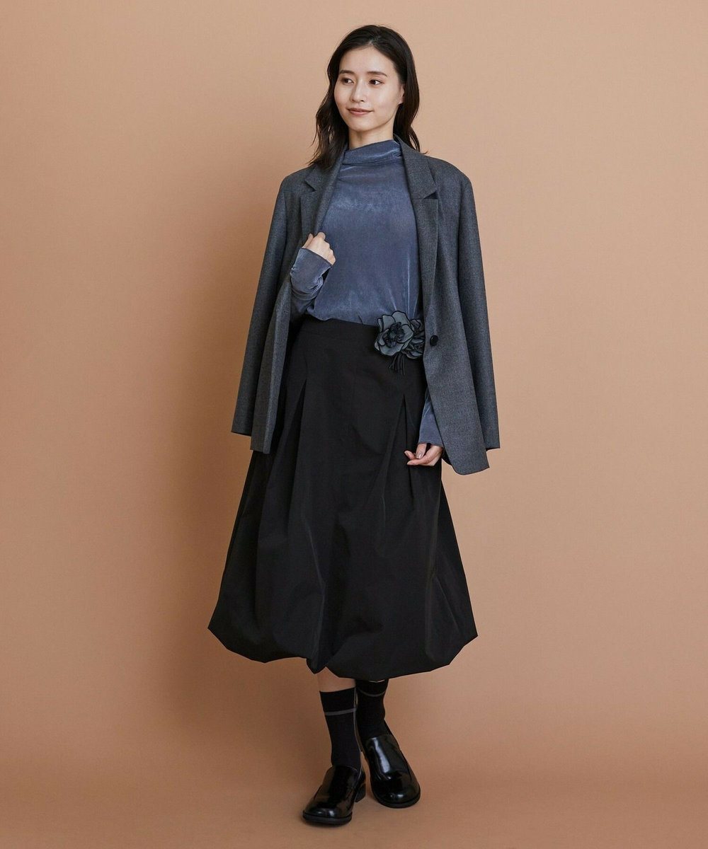 L'EQUIPE フロッキーチュールカットソー サックスブルー