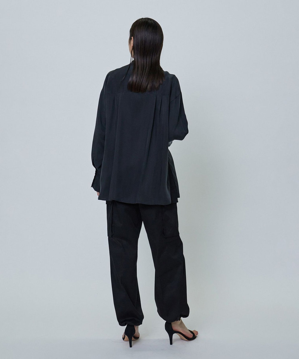 1er Arrondissement コットンツイルカーゴパンツ ブラック