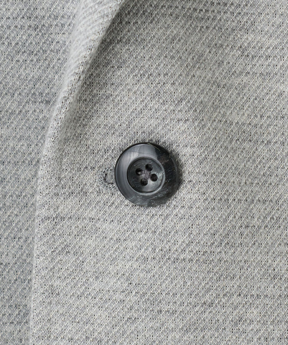 MEN'S BIGI ウール混ツイルジャージジャケット ライトグレー