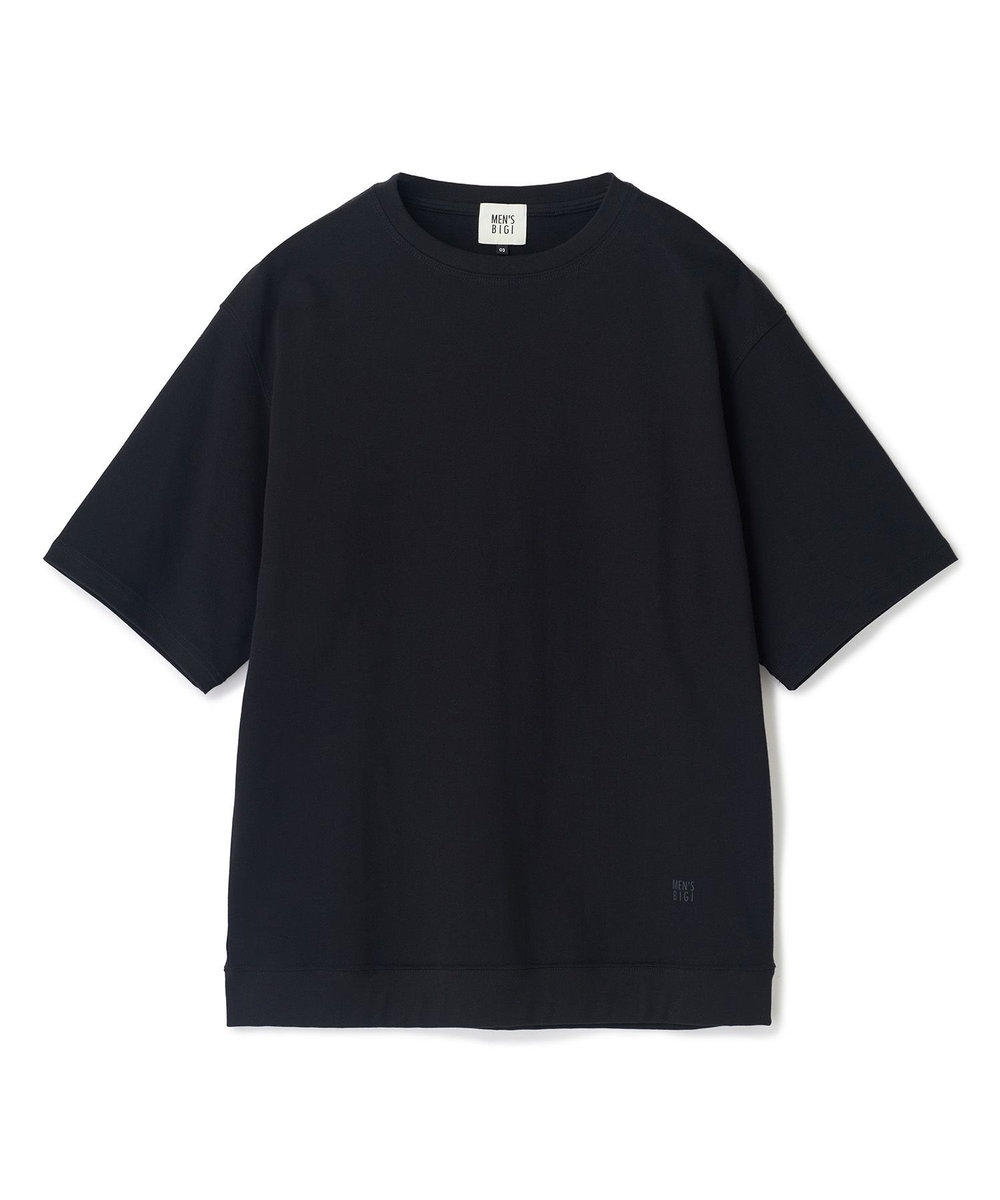 MEN'S BIGI スビンプラチナム スムースTシャツ ブラック