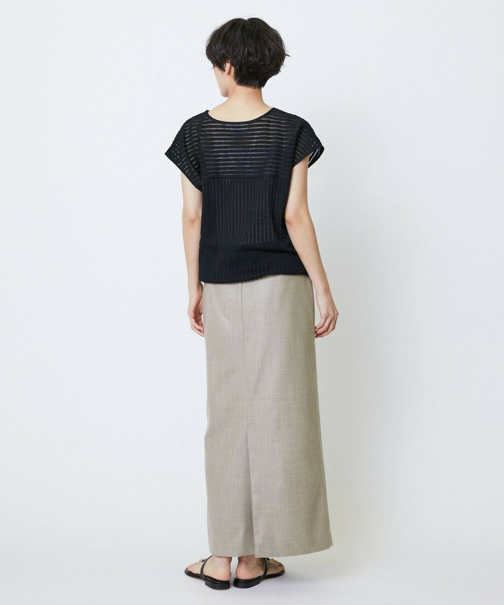 feerique feerique ドンゴロスチンツーマキシタイトスカート ベージュ