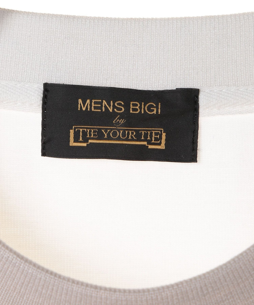 MEN'S BIGI 【TIE YOUR TIE/タイ ユア タイ】別注 クルーネックTEE<接触冷感> ホワイト系その他