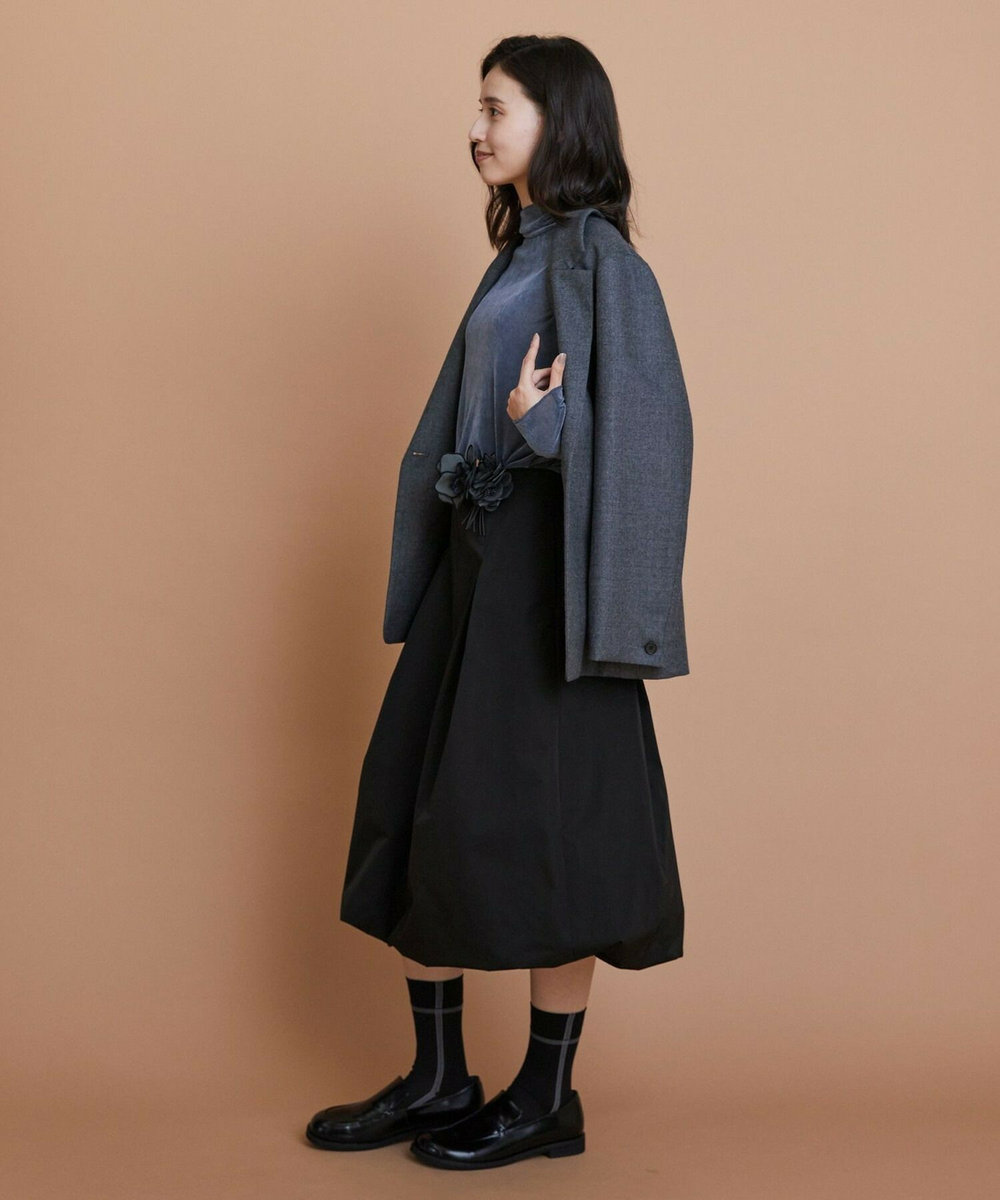 L'EQUIPE フロッキーチュールカットソー サックスブルー