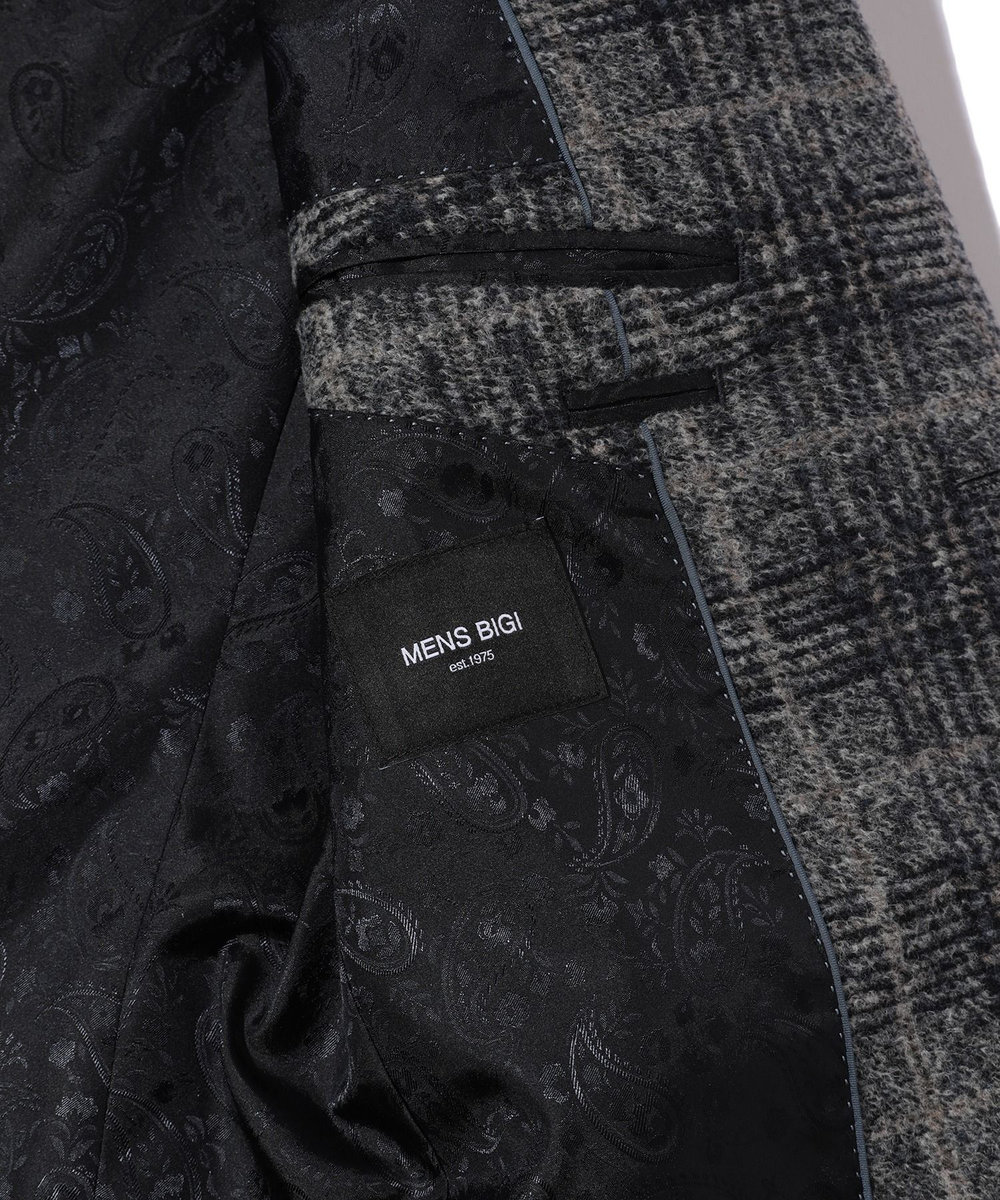 MEN'S BIGI 【LANIFICIO ROMA】ジャージテーラードジャケット ブルー系その他