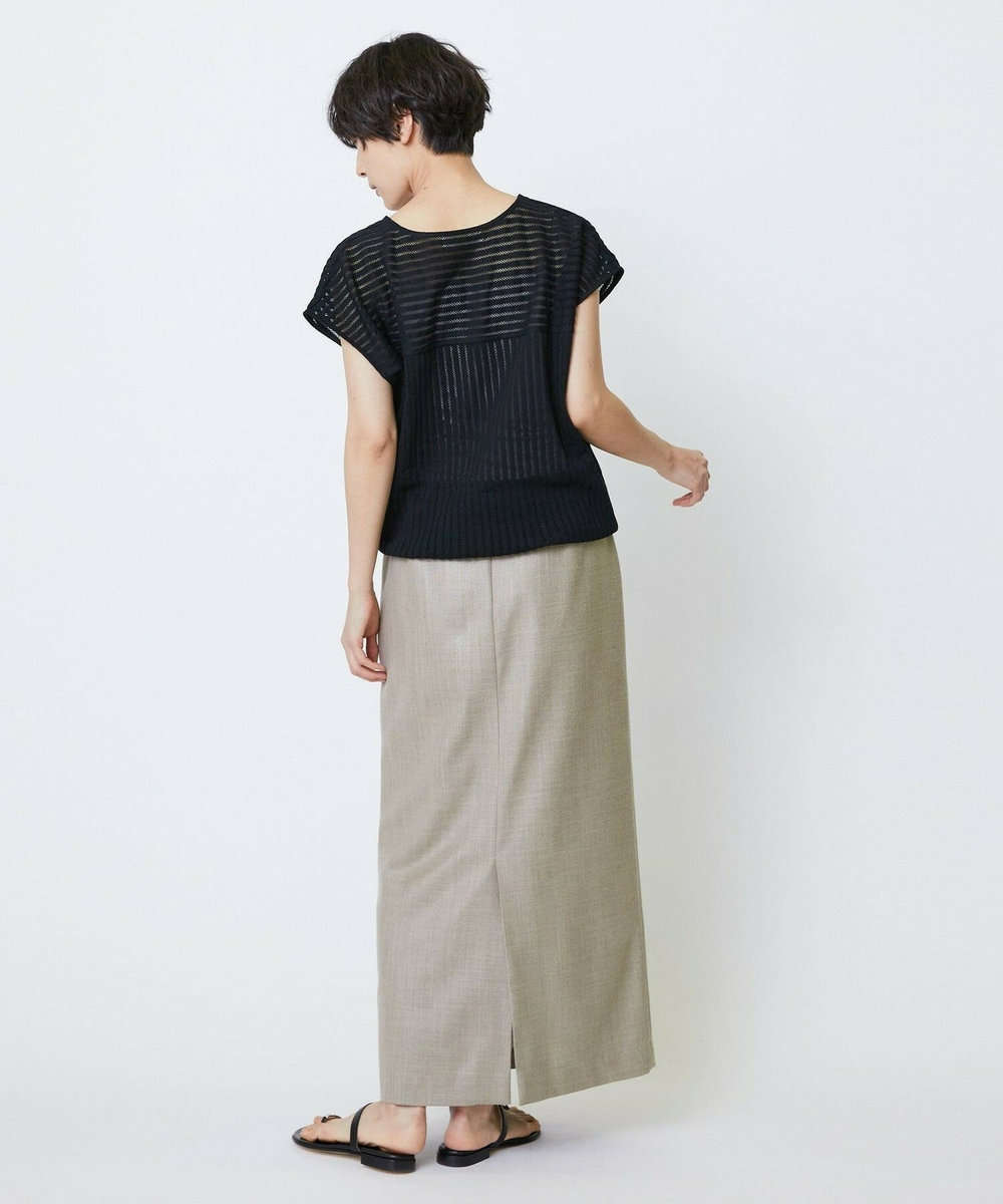 feerique feerique ドンゴロスチンツーマキシタイトスカート ベージュ