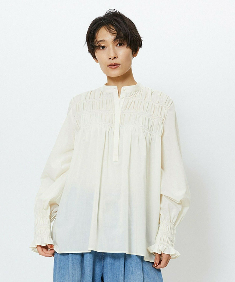 feerique feerique TRENOシャーリングブラウス オフホワイト