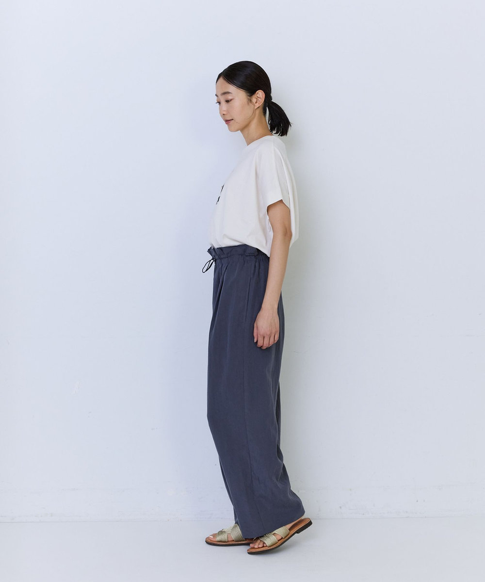 ADIEU TRISTESSE 【6月お気に入り登録ブランド内1位】杉本さなえさん コラボフレンチスリーブTシャツ アイボリー