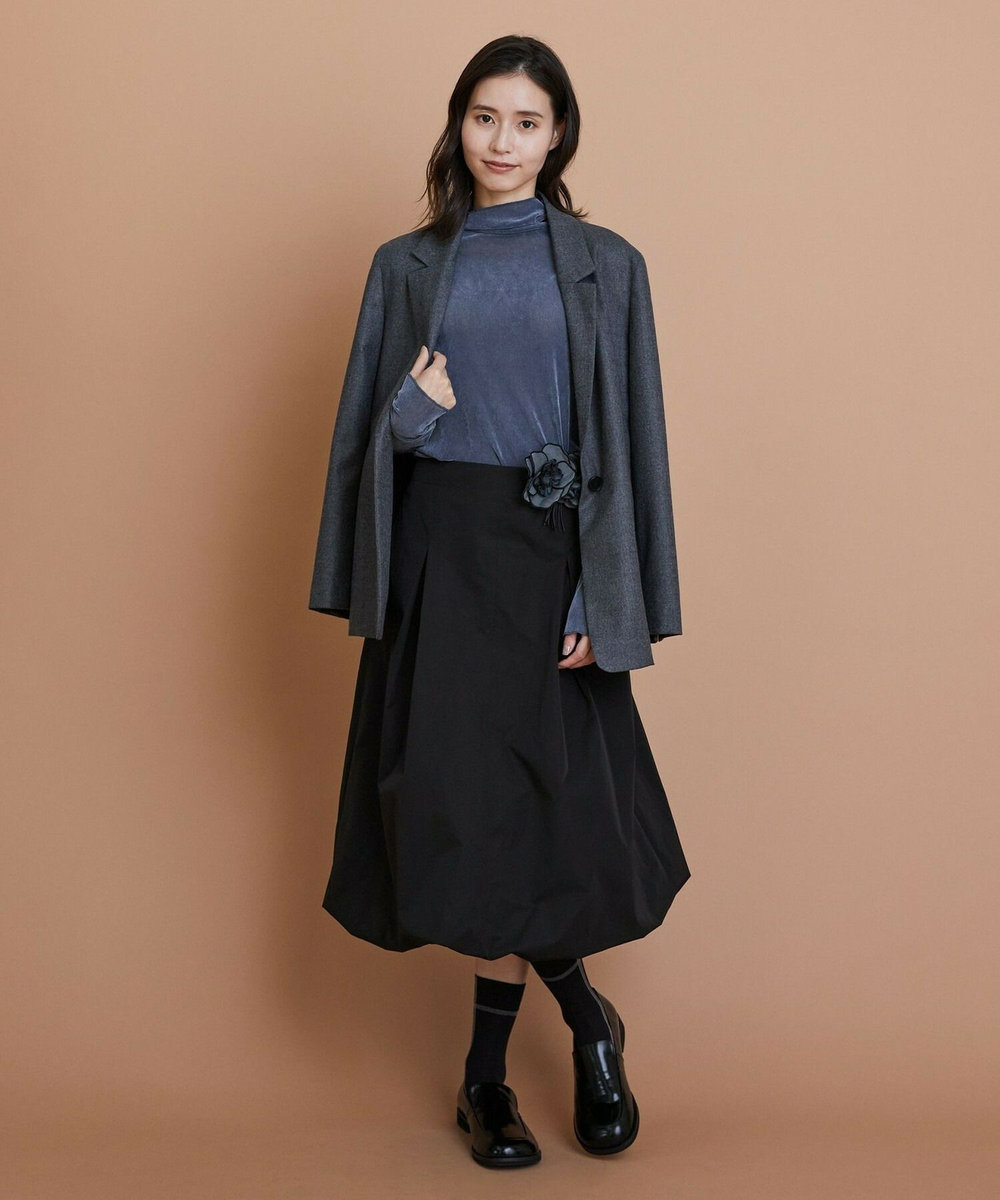 L'EQUIPE フロッキーチュールカットソー サックスブルー