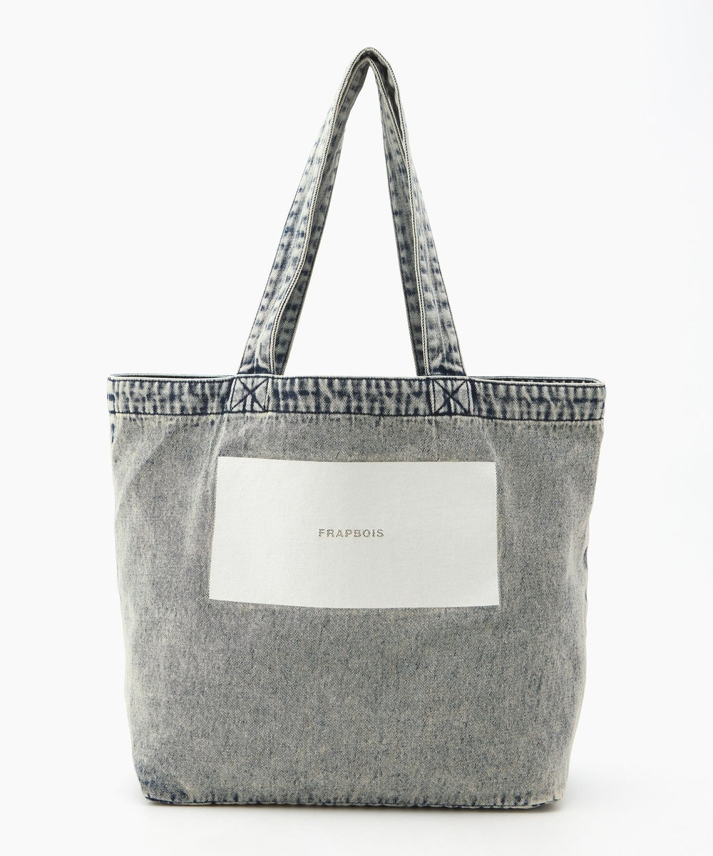 FRAPBOIS デニムロゴBAG サックスブルー