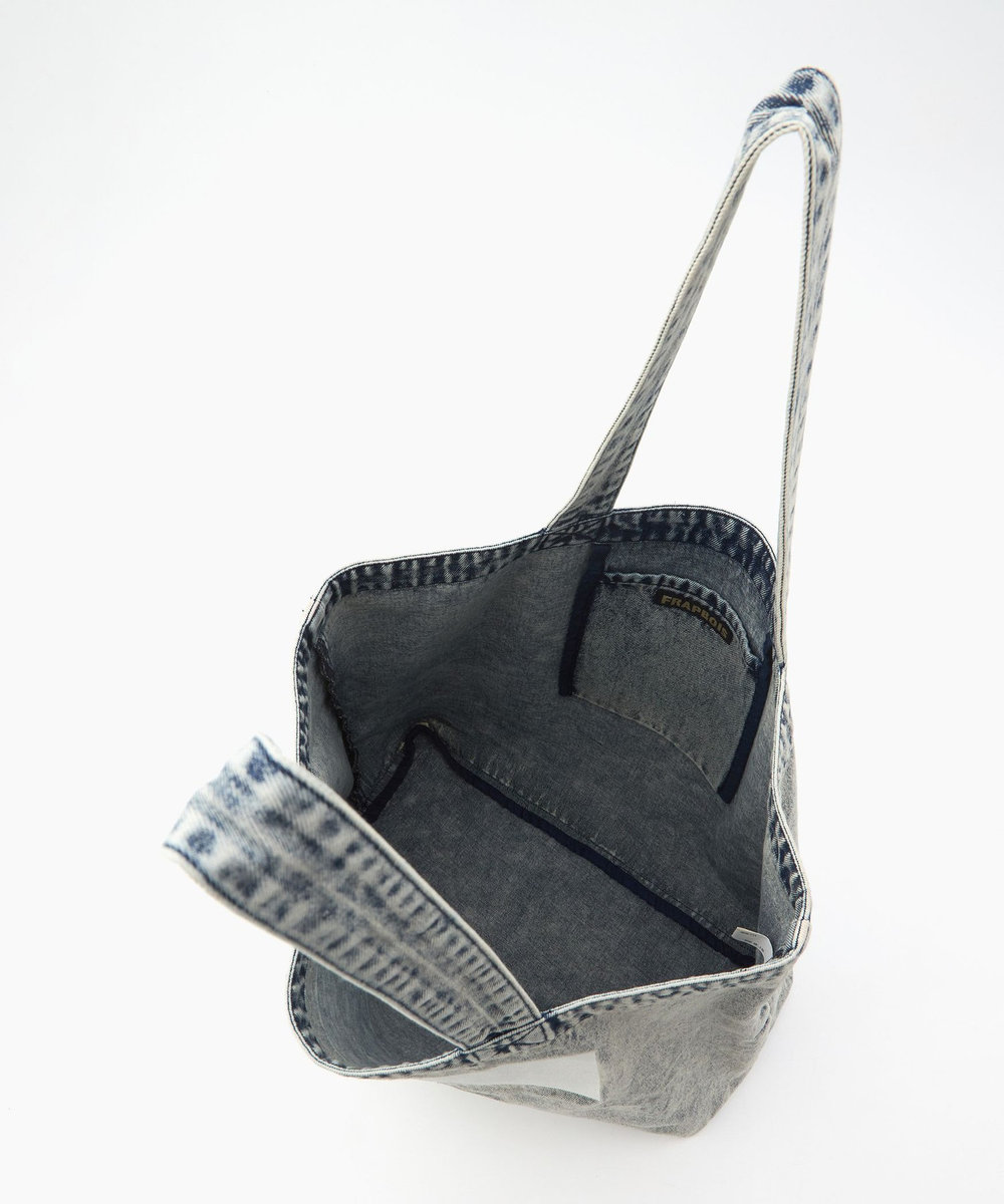 FRAPBOIS デニムロゴBAG サックスブルー