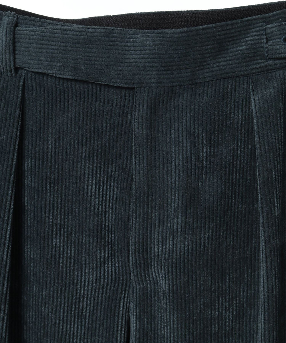 MEN'S BIGI ソフトコーデュロイストレッチパンツ モスグリーン