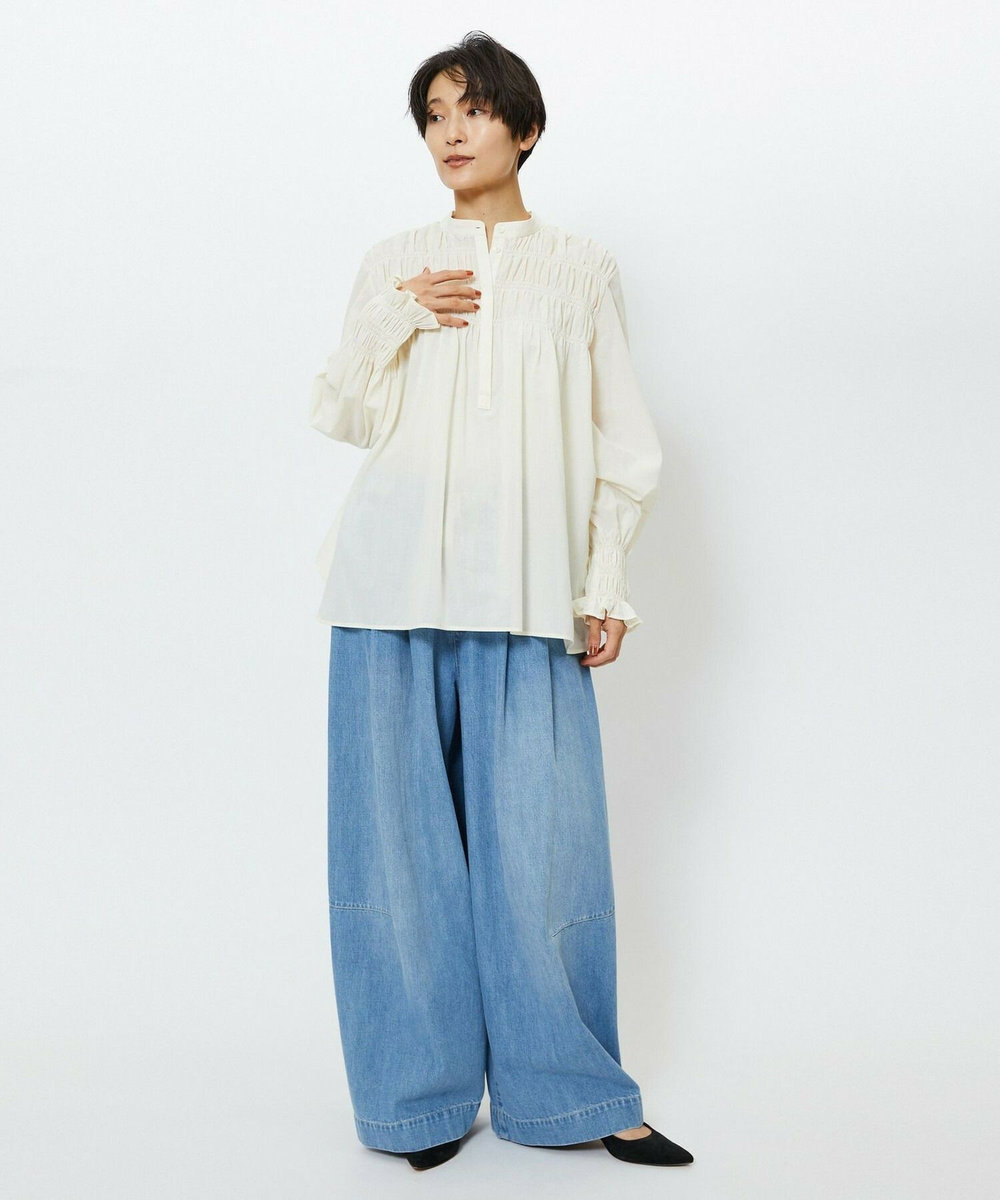 feerique feerique TRENOシャーリングブラウス オフホワイト