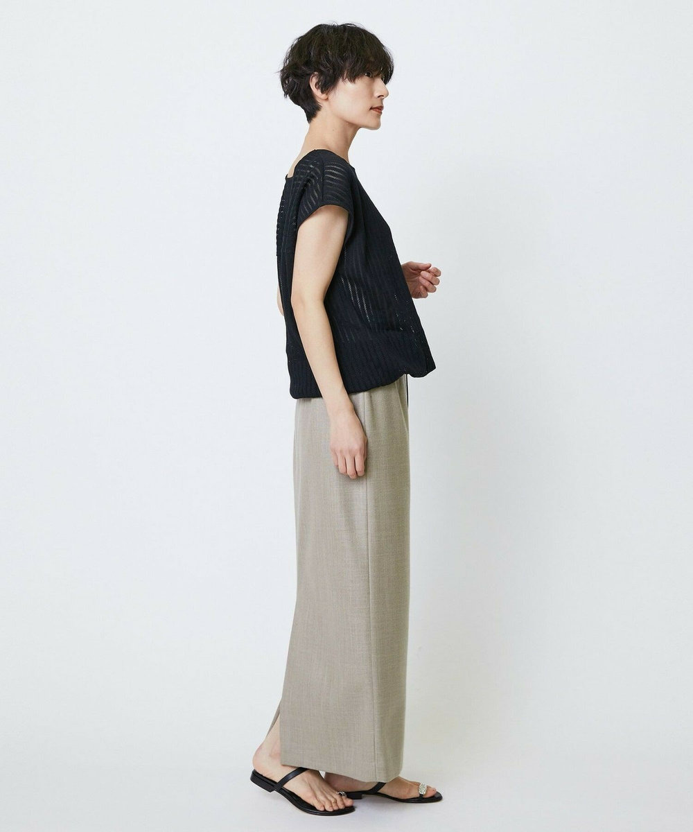 feerique feerique ドンゴロスチンツーマキシタイトスカート ベージュ