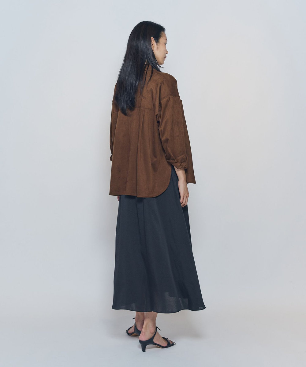 1er Arrondissement ワッシャーサテンキャミドレス ブラック