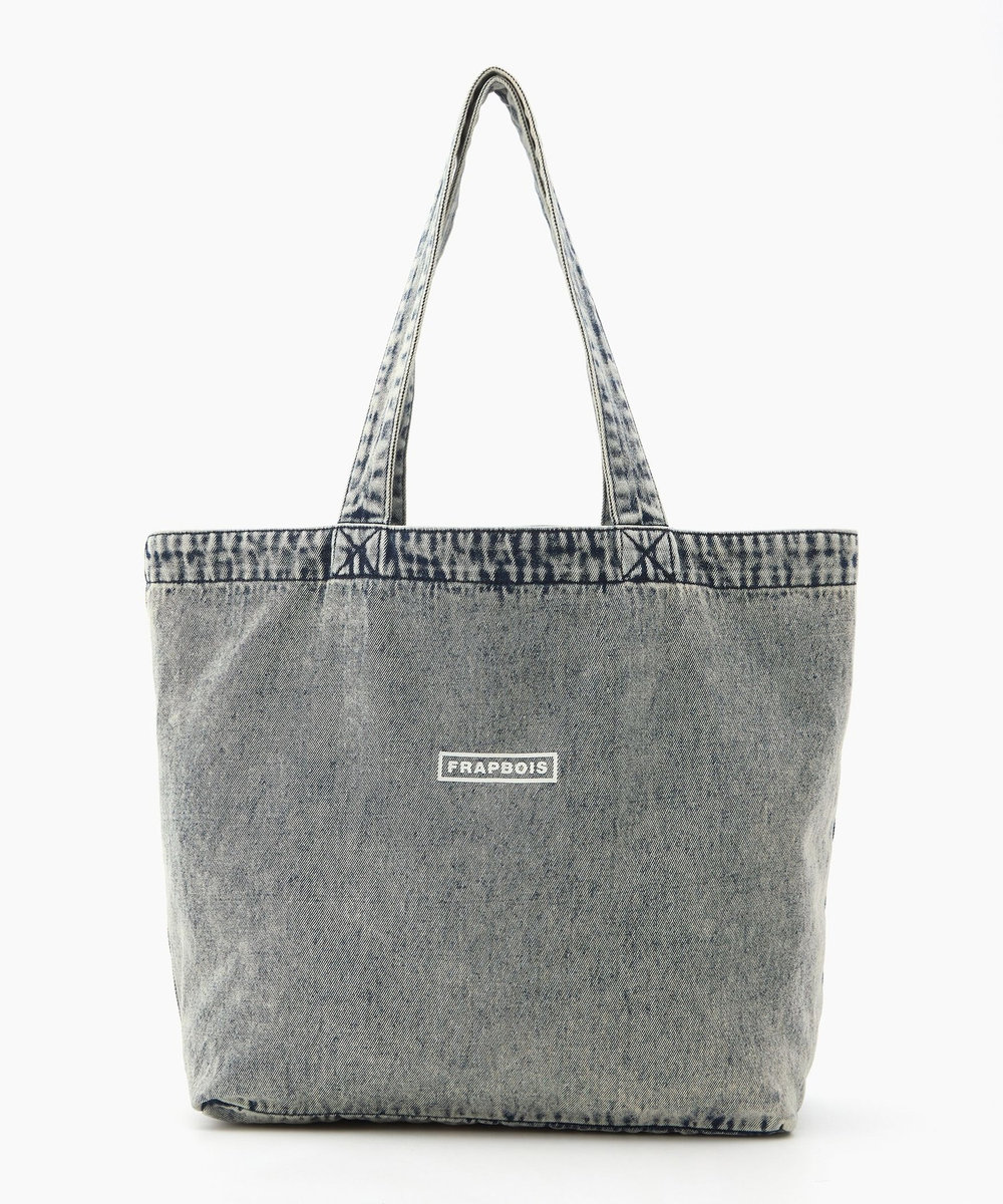 FRAPBOIS デニムロゴBAG サックスブルー