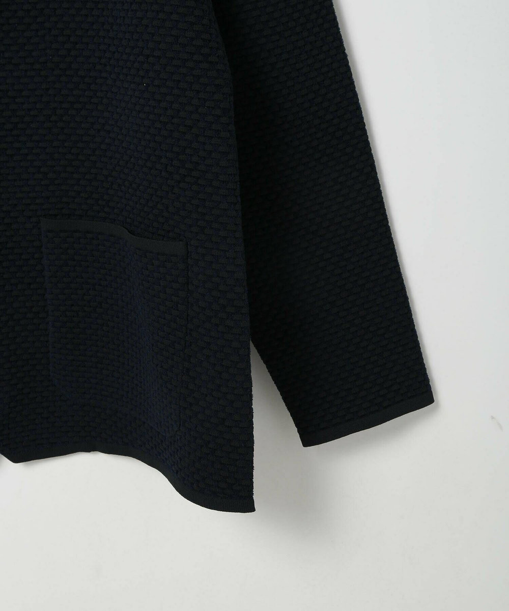 MEN'S BIGI 【ACTIVE TAILOR】モール混ニットジャケット ネイビー