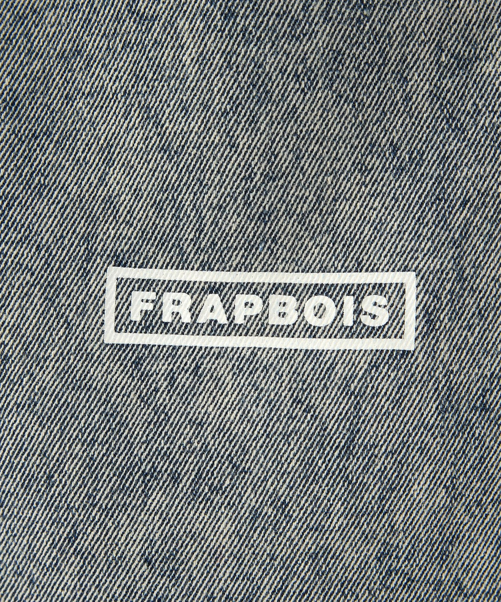 FRAPBOIS デニムロゴBAG サックスブルー
