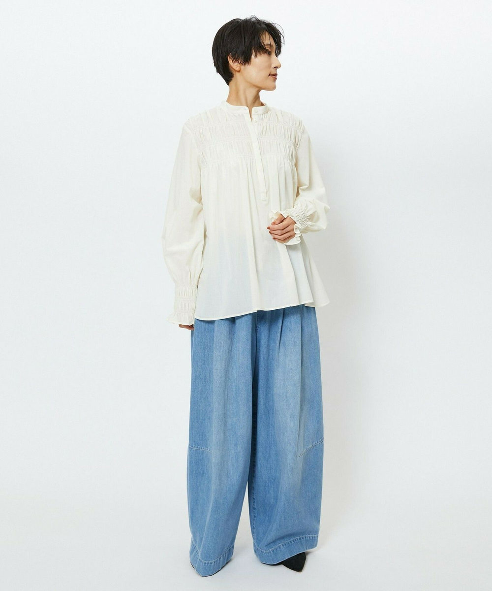 feerique feerique TRENOシャーリングブラウス オフホワイト